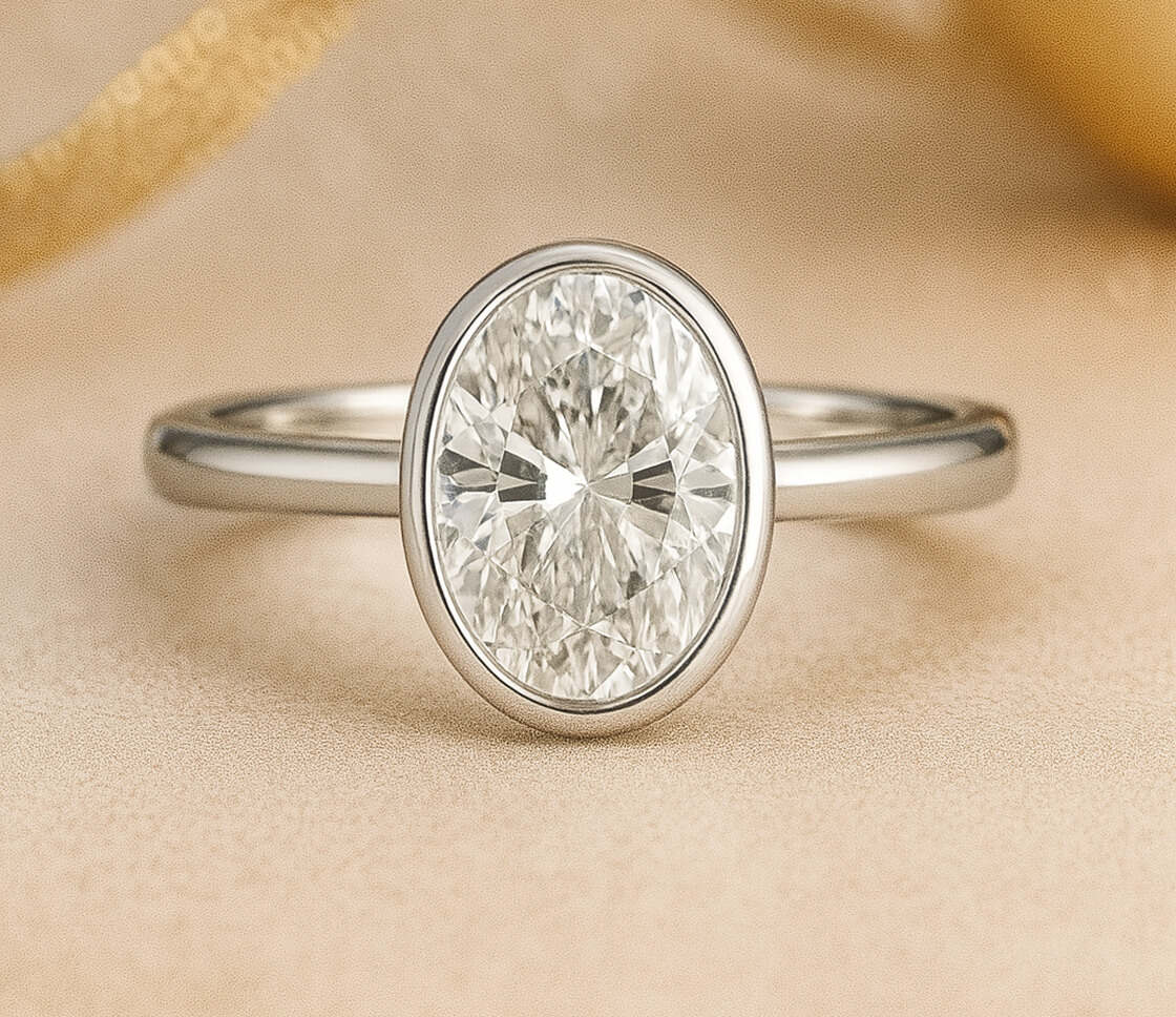 Bezel Set Solitaire