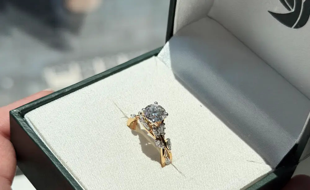Friendly Diamonds engagement ring packaging two