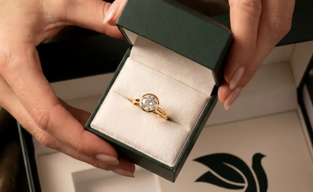 Friendly Diamonds engagement ring packaging three