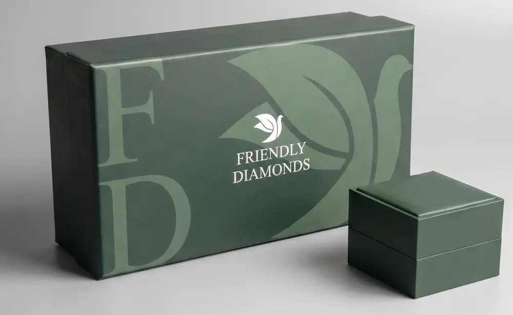 Friendly Diamonds engagement ring packaging four