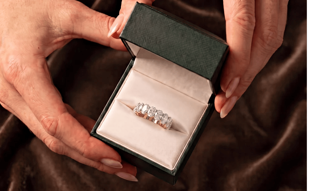 Friendly Diamonds eternity ring packaging three