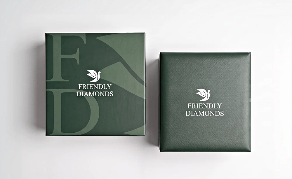 Friendly Diamonds fashion necklace packaging one