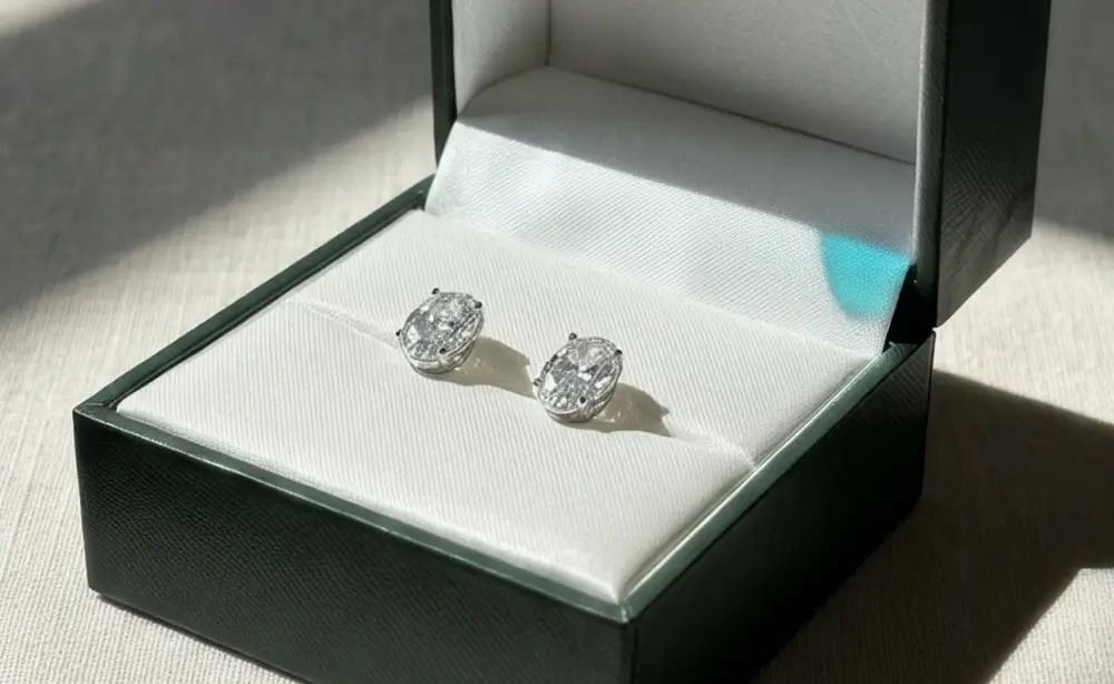 Friendly Diamonds studs packaging two