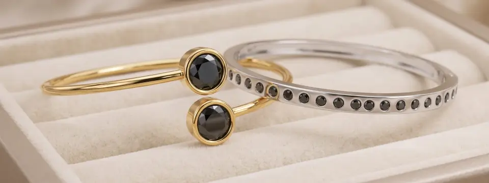 Lab Grown Black Diamond Bracelet