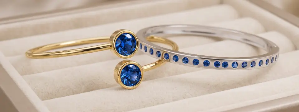 Blue Diamond Bracelet