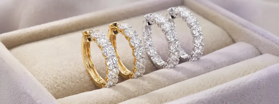 Lab-Grown Diamond Earrings Under $2,000