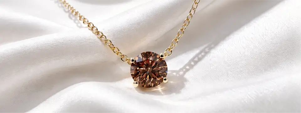 Brown Diamond Necklaces