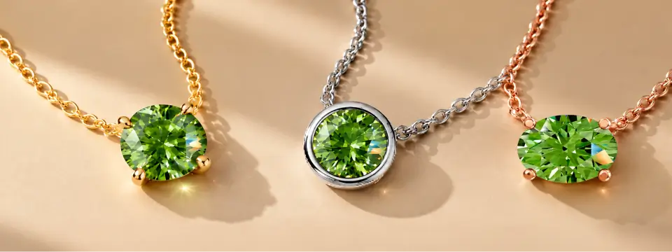 Green Diamond Necklaces