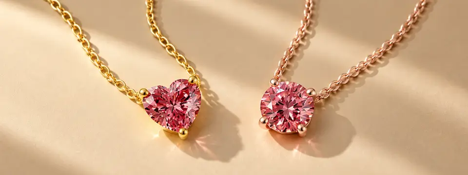 Pink Diamond Necklaces