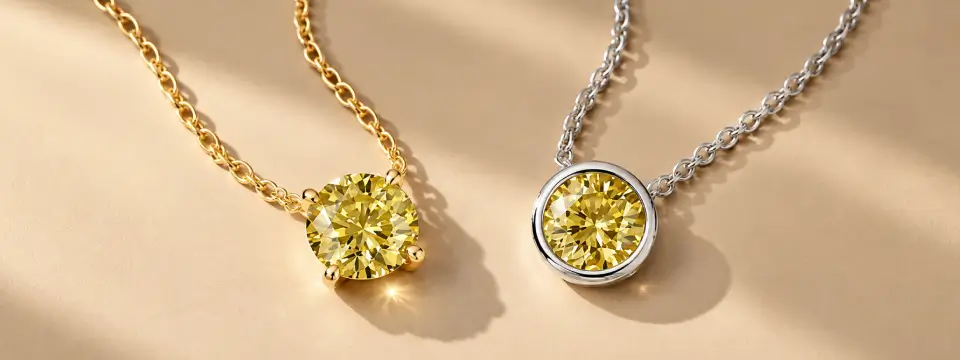 Yellow Diamond Necklaces