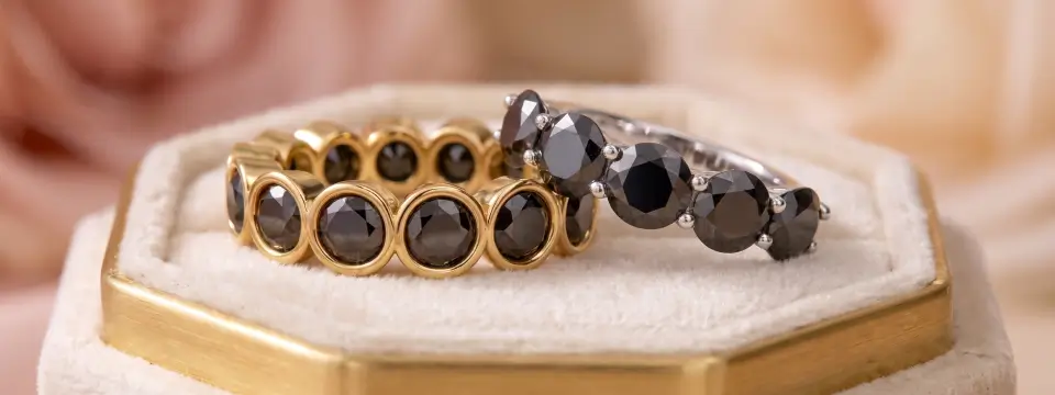 Black Lab Grown Diamond Rings