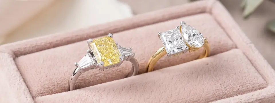Radiant Cut Diamond Rings